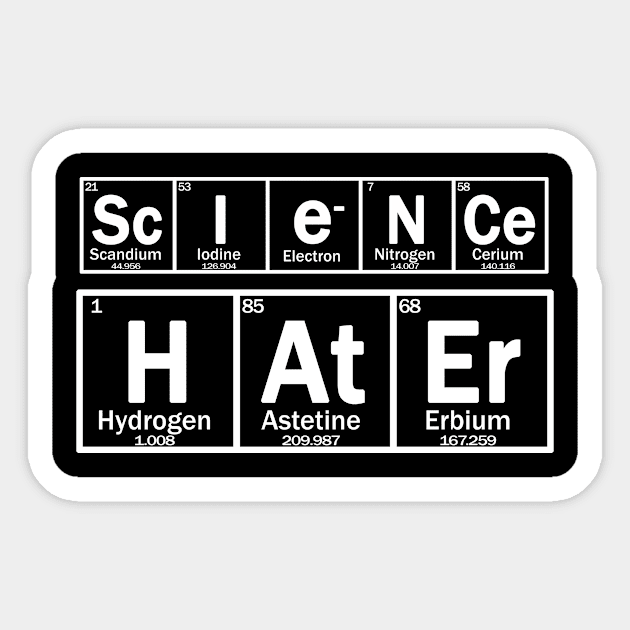 science hater Sticker by Context